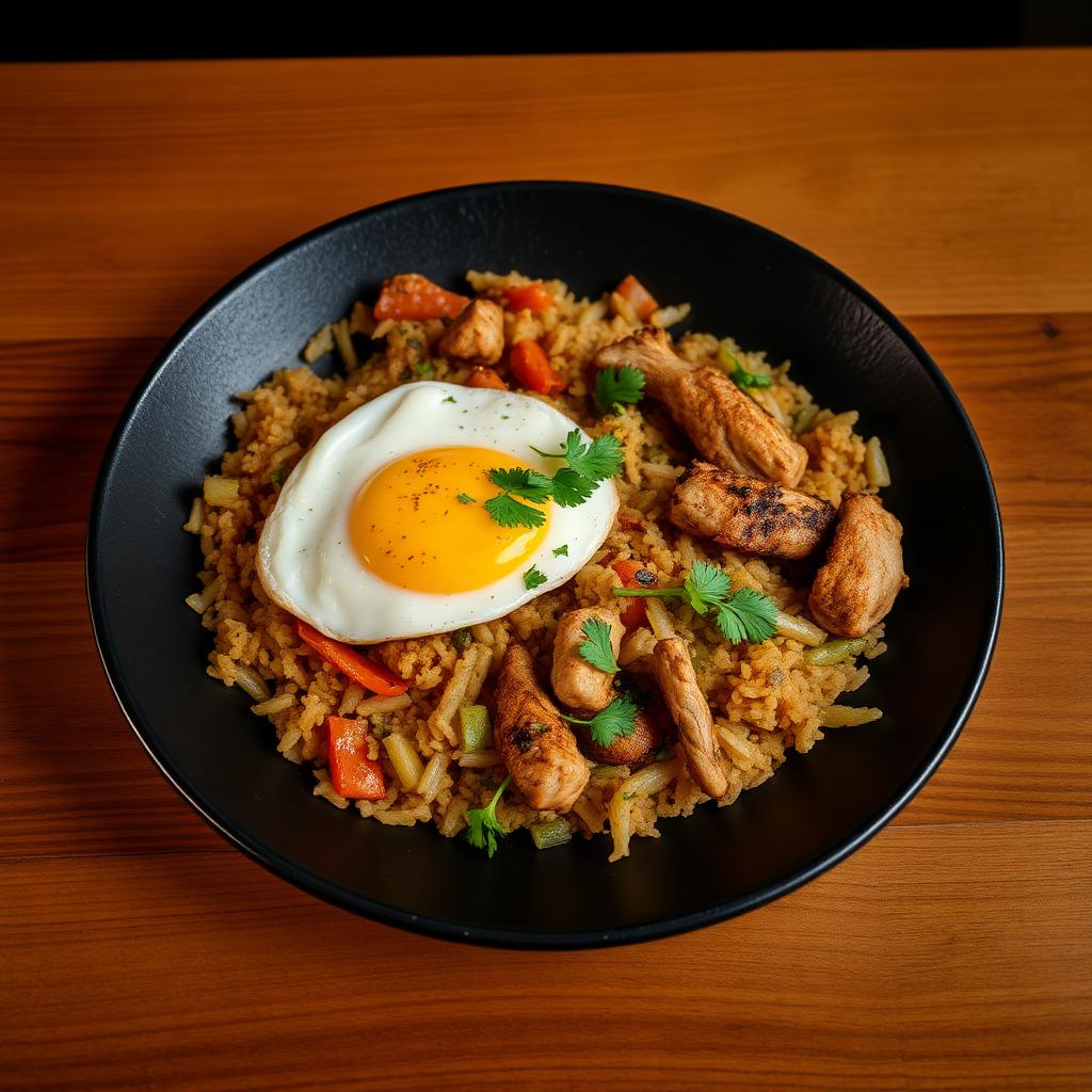 Chef's Cheese Chicken Kottu